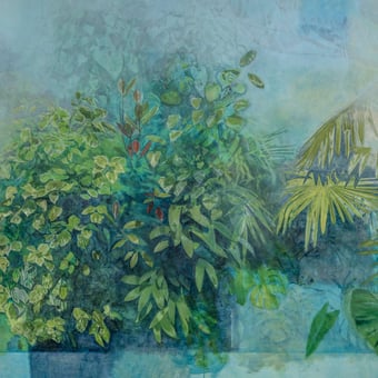 Papel pintado mural panorámico Exploration 150x330 cm - 3 tiras - Parte A Isidore Leroy