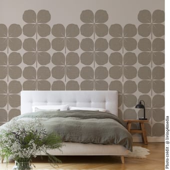 Papel pintado mural panorámico Bonheur Ocre Isidore Leroy