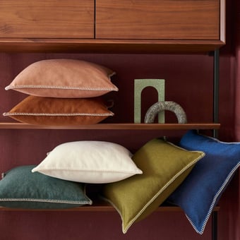 Coussin Arthur's Seat Bronze Maison Casamance