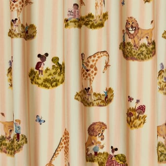 Story Time Stripe Velvet Rose Stripe Poodle and Blonde