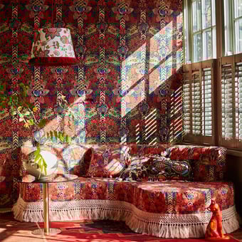 Panoramatapete Psychedelia Red Mindthegap
