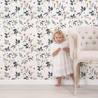 Tapete Fleurs Wonderland Jour Lilipinso
