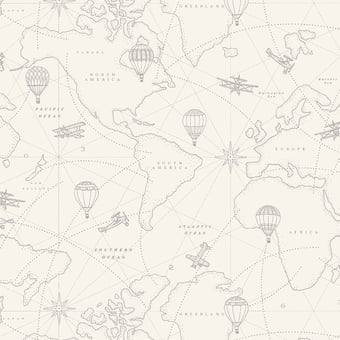 Carta da parati Adventures Beige Borastapeter