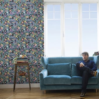 Papel pintado Historias de Tokyo Azul Coordonné