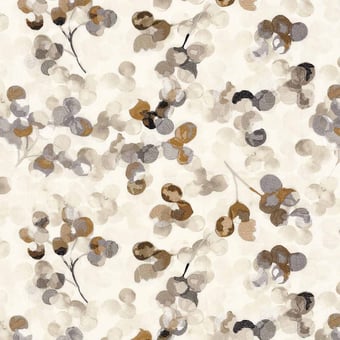 Lunaria Fabric Noir tabac Casamance