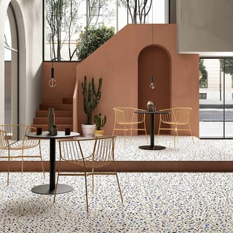 Ghiaia Porcelain stoneware Bianco Fioranese