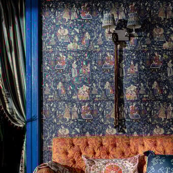 Papel pintado Carnival of Maghreb Blue Mindthegap