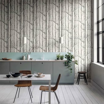 Woods Wallpaper Blanc cassé Cole and Son
