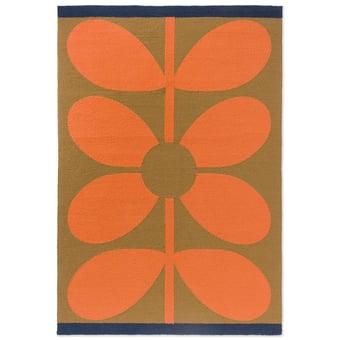 Alfombras Giant Sixties Stem toMatte o in-outdoor Tomato Orla Kiely