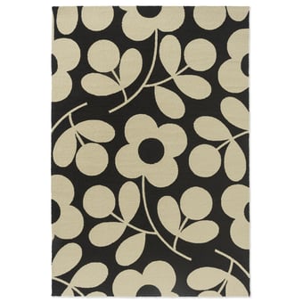 Tappeti Stem Sprig monochrome in-outdoor Black Orla Kiely