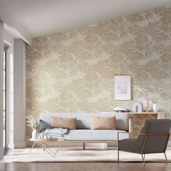 Eternal Oak Wallpaper Incense/Pearl Harlequin