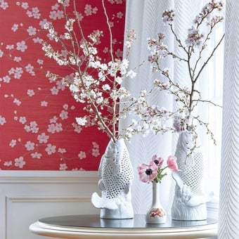 Tapete Sakura Red Thibaut