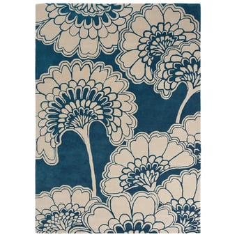 Alfombras Japanese Floral Midnight Midnight Florence Broadhurst