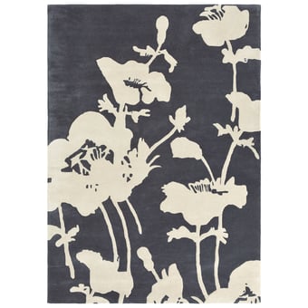 Alfombras Floral 300 charcoal Charcoal Florence Broadhurst