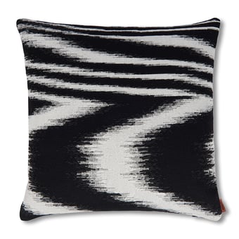 Glitch Cushion Nero Bianco Missoni Home