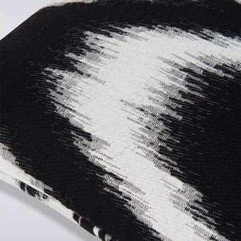 Glitch Cushion Nero Bianco Missoni Home