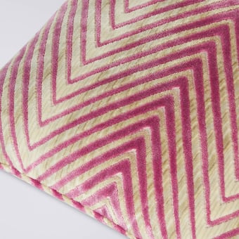 Coussin Ziggy Fuxia Bianco Missoni Home