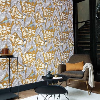 Papier peint Sibia Gris Casamance