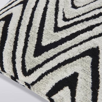 Savana Cushion nero-bianco Missoni Home