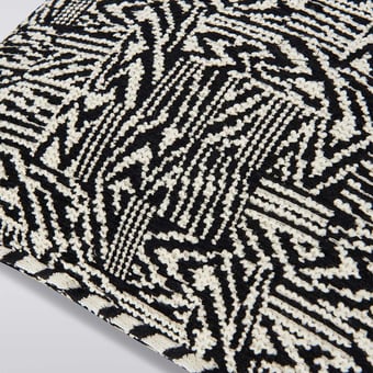 Noise Cushion nero-bianco Missoni Home
