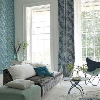 Tessuto Aksu Graphite Designers Guild