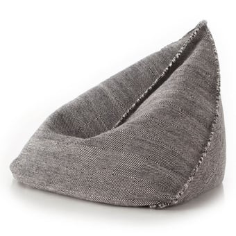 Pouf Sail Black Gan Rugs