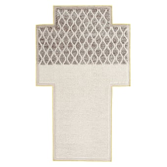 Rectangular Rhombus rug Pink Gan Rugs