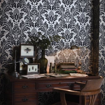 Papel pintado Blake Turquoise Cole and Son