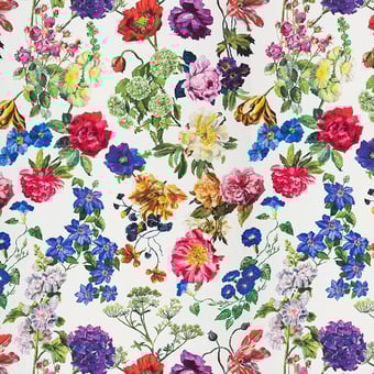Rosa Alexandria Fabric Magenta Designers Guild