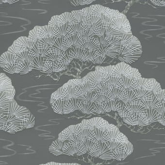 Carta da parati Pines Blue Little Greene