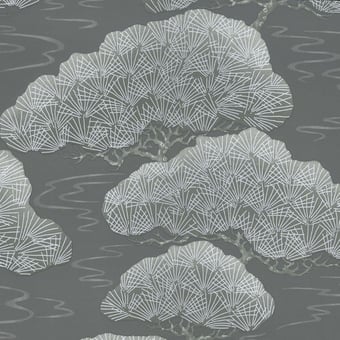 Pines Wallpaper Blue Little Greene