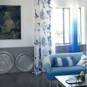 Jindai Fabric Heather Designers Guild