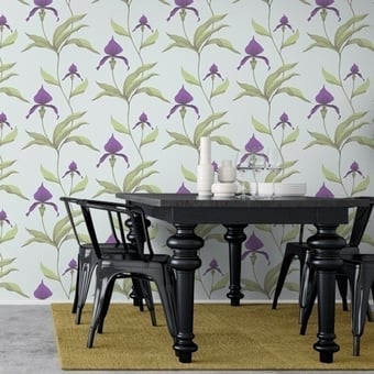 Orchid Wallpaper Améthyste Cole and Son