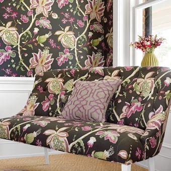 Papel pintado Donegal Charcoal Thibaut