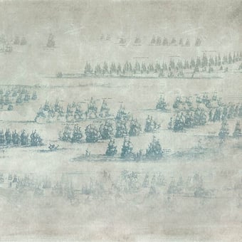 Columbus Panel Turquoise Tres Tintas Barcelona