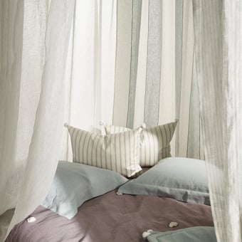Tissu Huahune Noir Nobilis