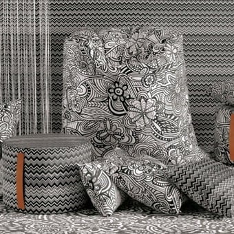 Cilinodro Tobago Noir/Blanc Missoni Home