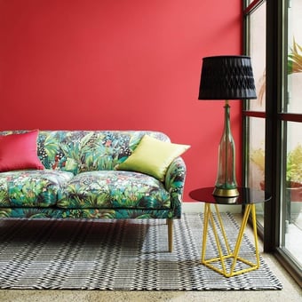 Jungle Beat Fabric Jade Matthew Williamson