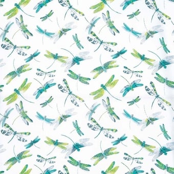 Tessuto Dragonfly Dance Jade/Kiwi Matthew Williamson
