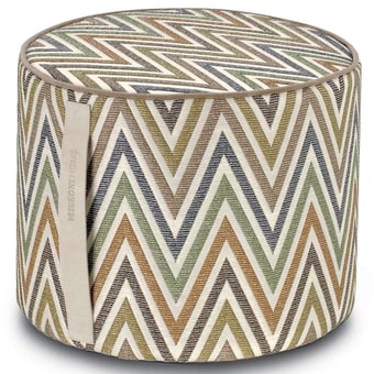 Nesterov Cylindrical Pouffe Multicolore Missoni Home