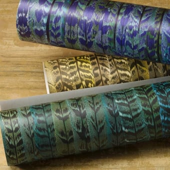 Papier peint Plume Bleu Nobilis