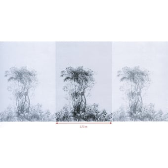 Carta da parati murale Tropic Argent Arte