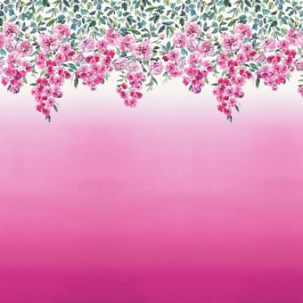 Papel pintado mural panorámico Trailinog Rose 10 pies Designers Guild