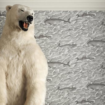 Melville Wallpaper Vert amande Cole and Son