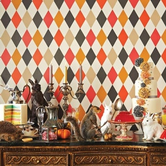 Papel pintado Punchinello Orangeade Cole and Son