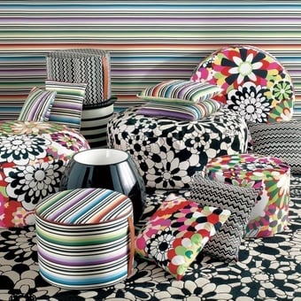 Tela Tobago Noir/Blanc Missoni Home