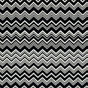 Tela Tobago Noir/Blanc Missoni Home
