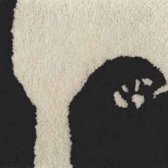 Collage 1996 Rugs Beige/Noir Nanimarquina