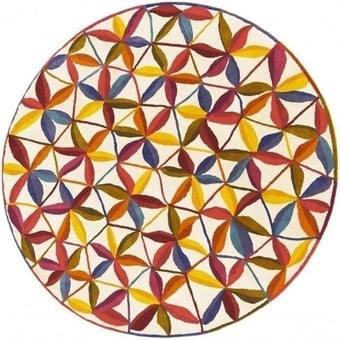 Tapis Kala Rond diamètre 125 cm Nanimarquina