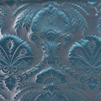 Peacock Fabric Porcelaine Nobilis